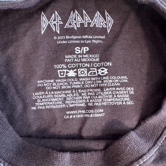 Def Leppard High n Dry T-shirt size S/P - Picture 5 of 9